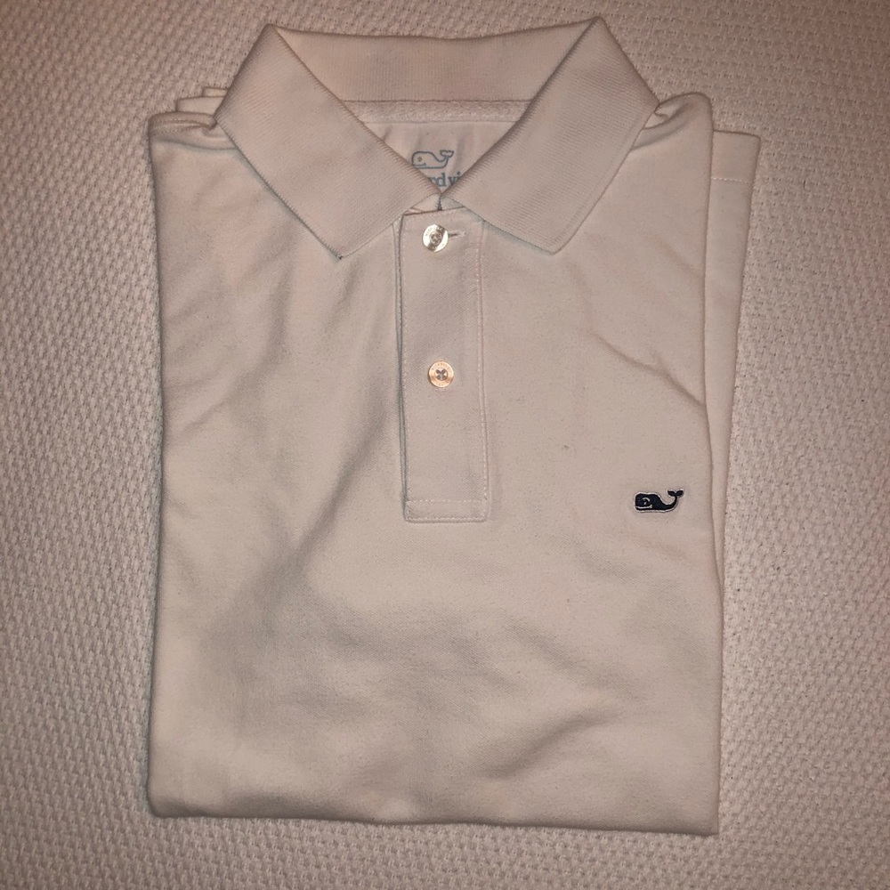 Slim fit White collard shirt (vineyard vines)